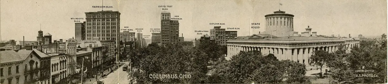 Ohio location and cityscape
